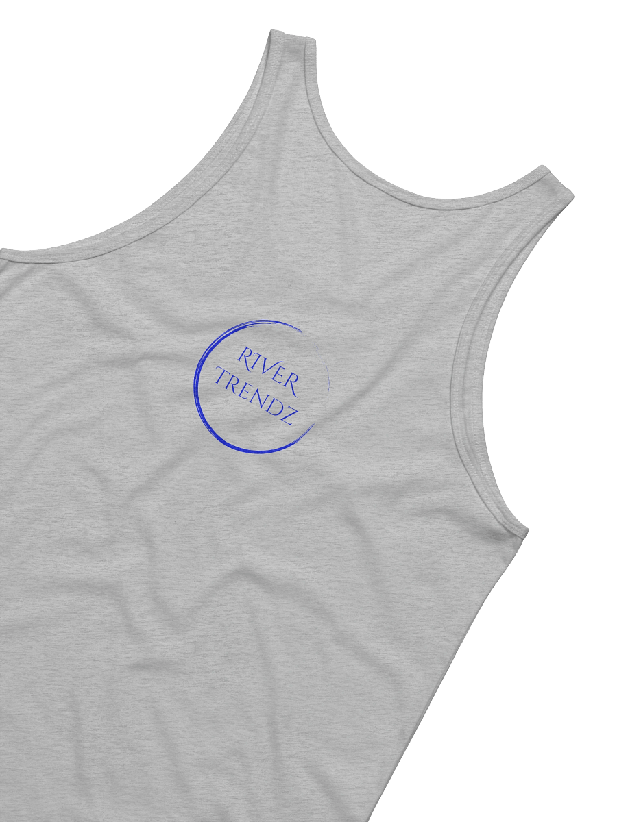 Men's Blue Faded Circle River Trendz Logo Tank product image (45)