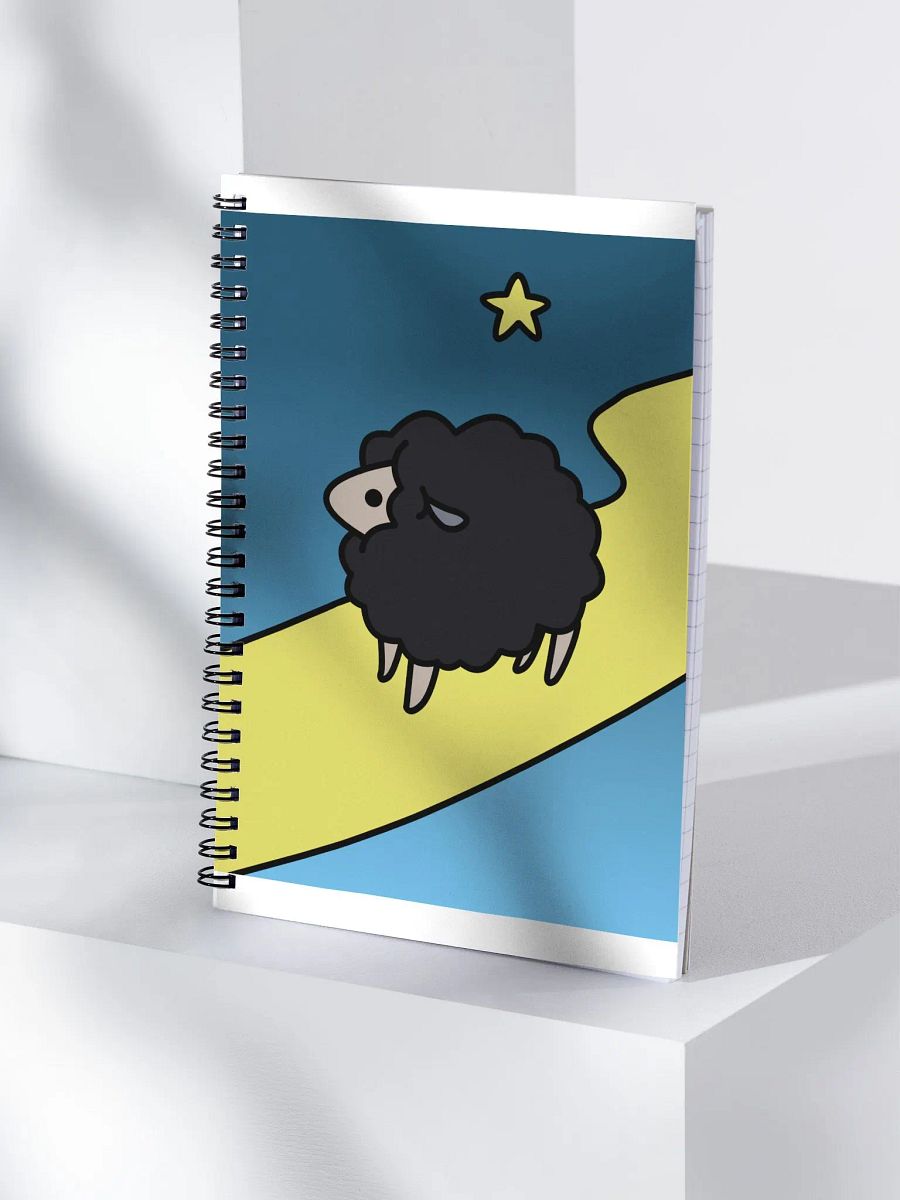 The Black Sheep Spiral Notebook product image (1)