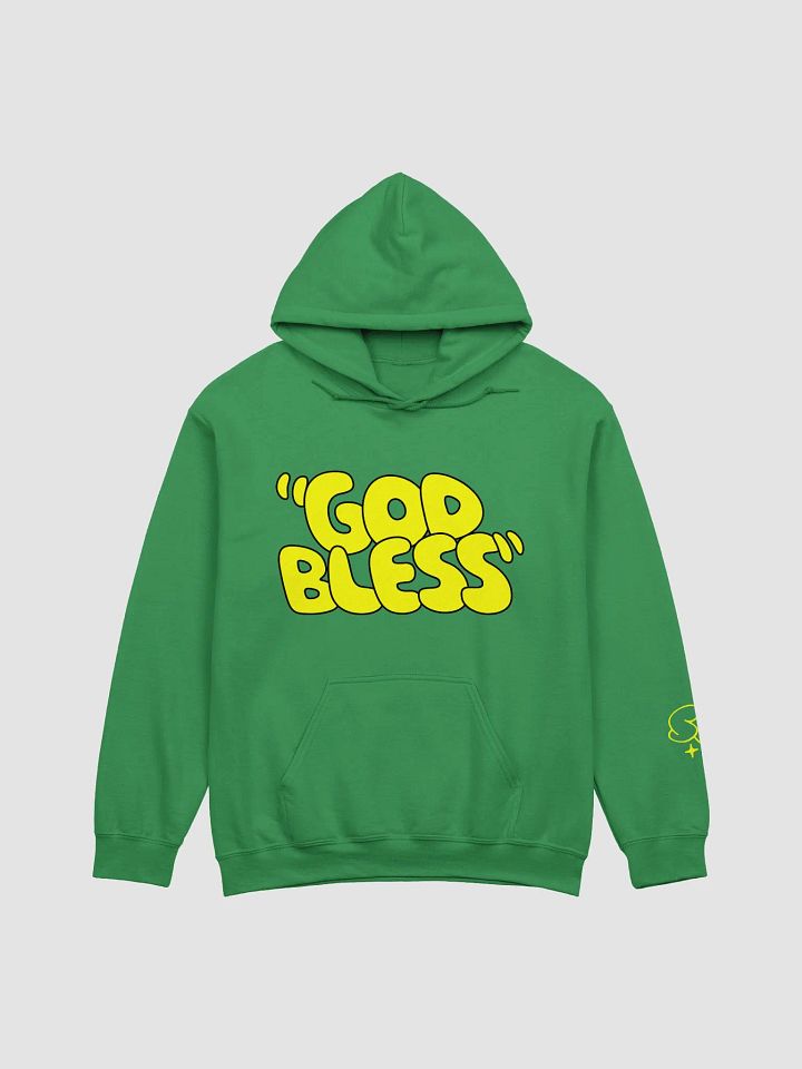 God Bless Hoodie - Green/Yellow product image (1)