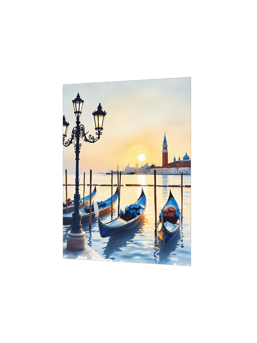 Tranquil Twilight Gondolas Poster product image (8)
