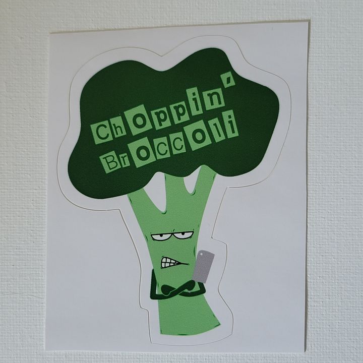 Choppin' Broccoli - Sticker product image (1)