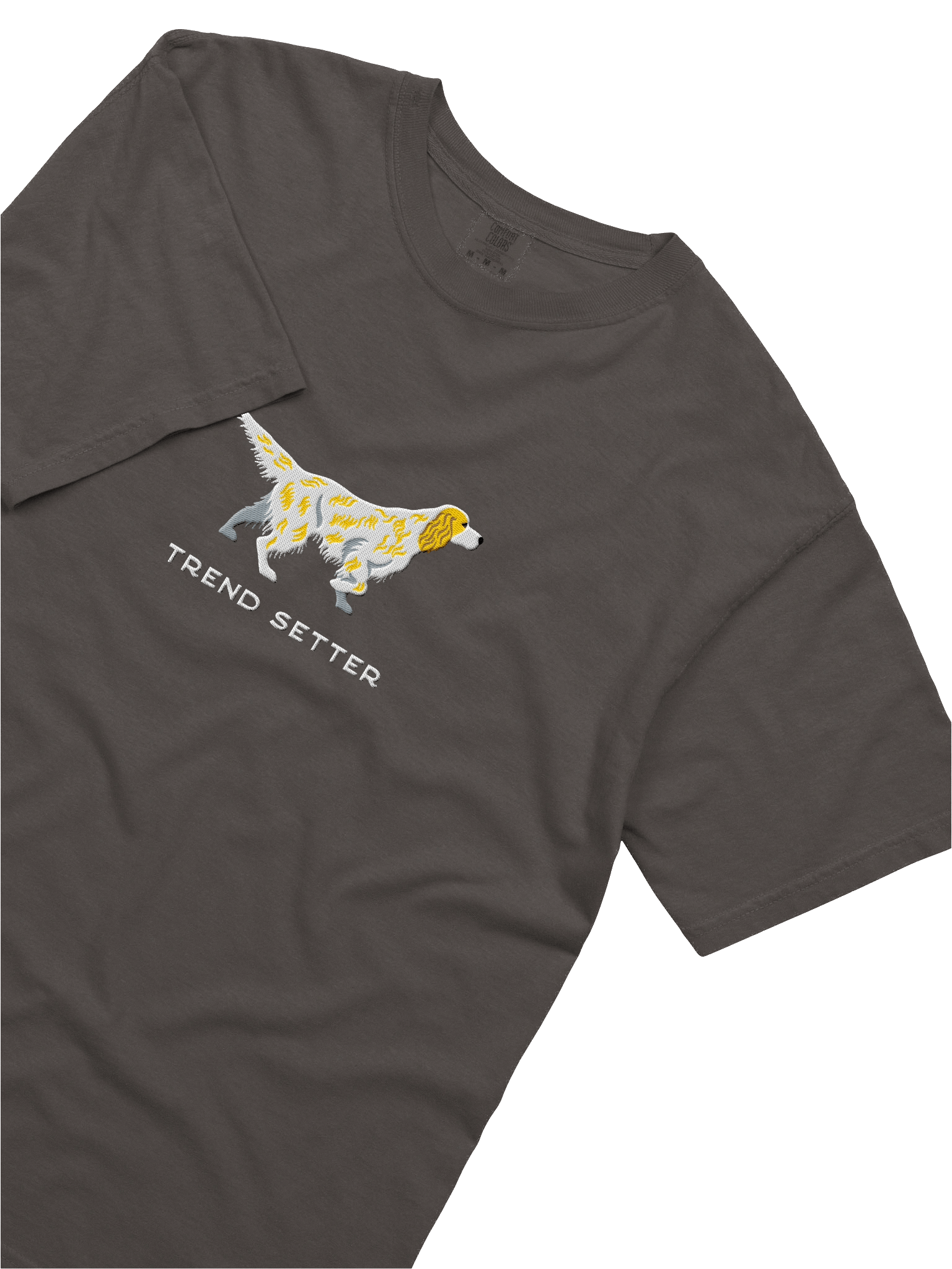 Trend Setter T-Shirt(Embroidered) of an English Setter(Lemon Belton) product image (30)