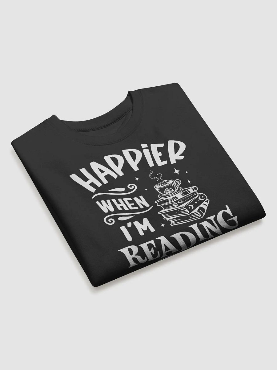 Happier When I'm Reading Hoodie product image (3)
