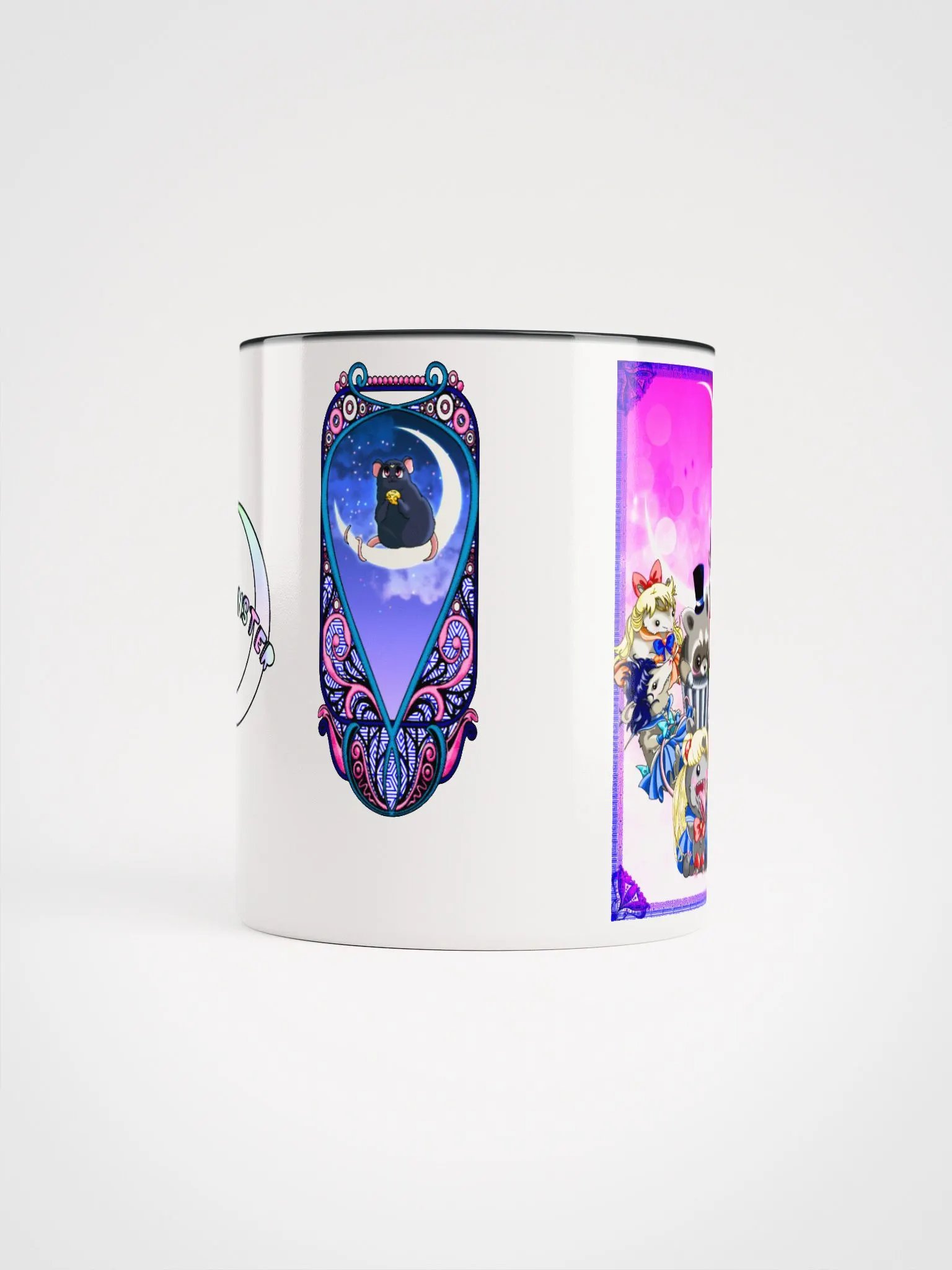 Possum Moon: Ceramic Mug with Color Inside product image (5)