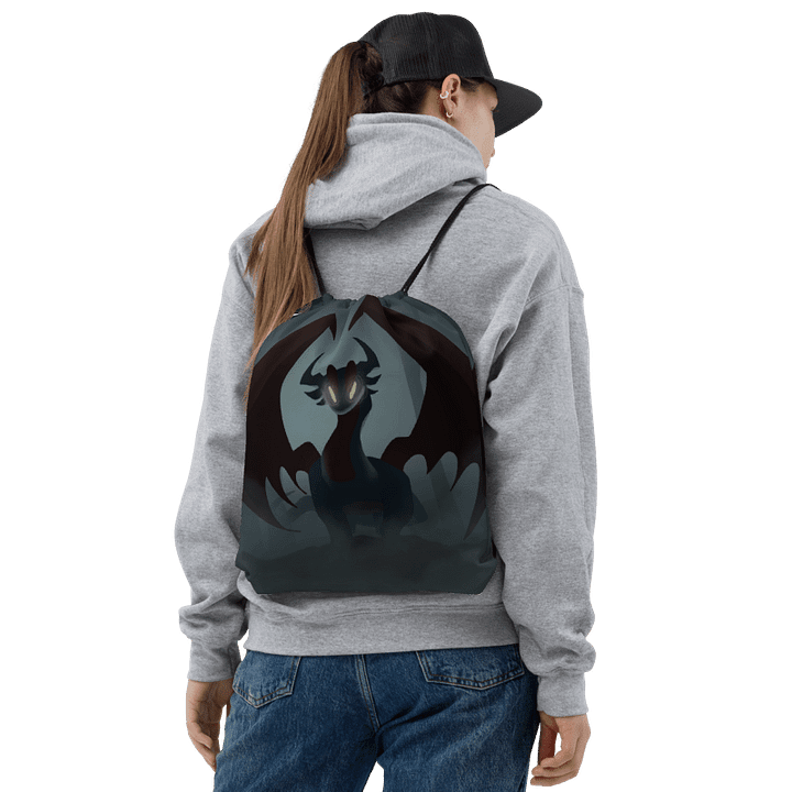 Spooky Dragon Drawstring Backpack product image (2)