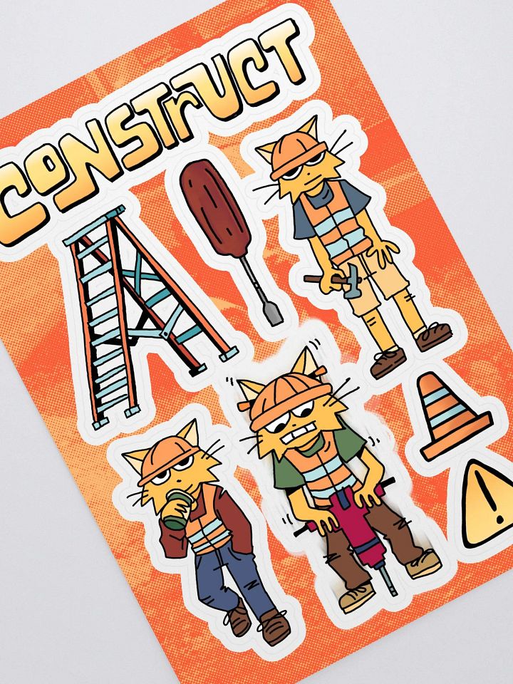 CONSTRUCTION Sticker Sheet product image (2)