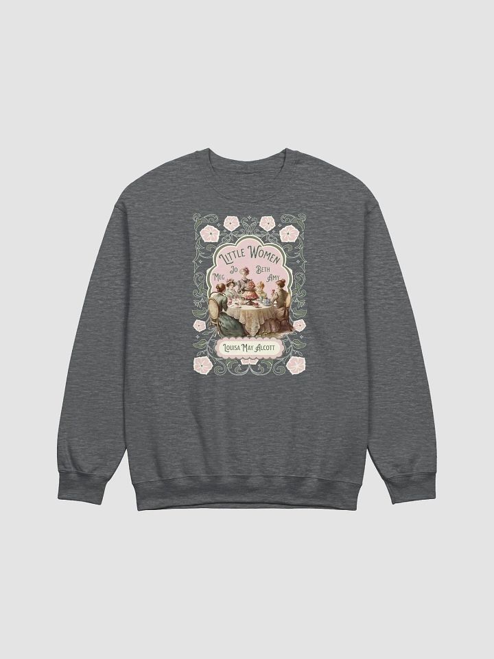 Little Women Sweatshirt, Louisa May Alcott Historical Romance Sweater, Bookish Literary Fan Art Gift, Gift for Her, Bookclub Crewneck Shirt product image (1)