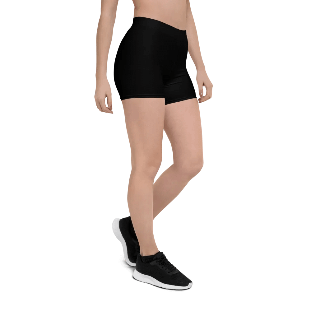 Pure Black Tight Shorts product image (5)