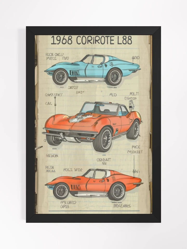 Own the Roar: Chevrolet Corvette L88 Poster Wall Masterpiece product image (1)