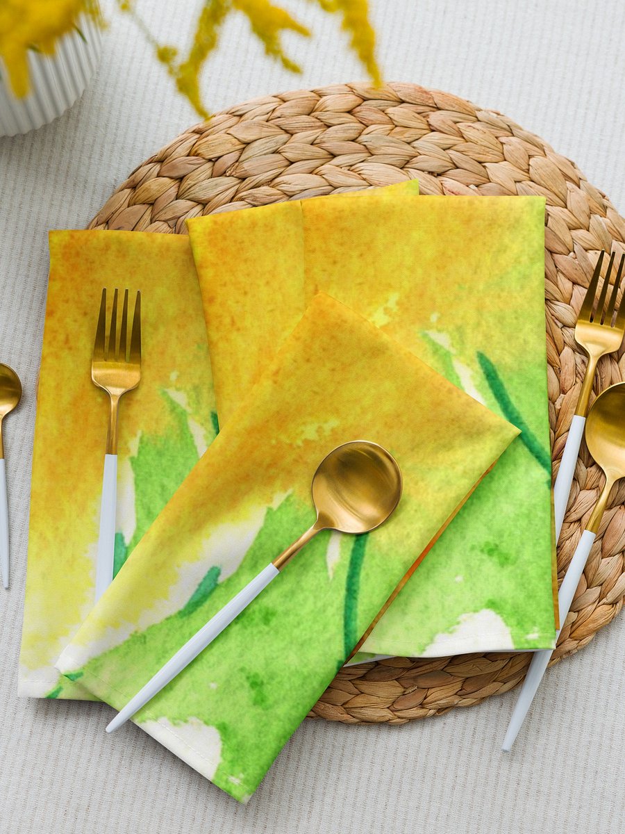 Sunflower Cloth Napkin Set product image (1)