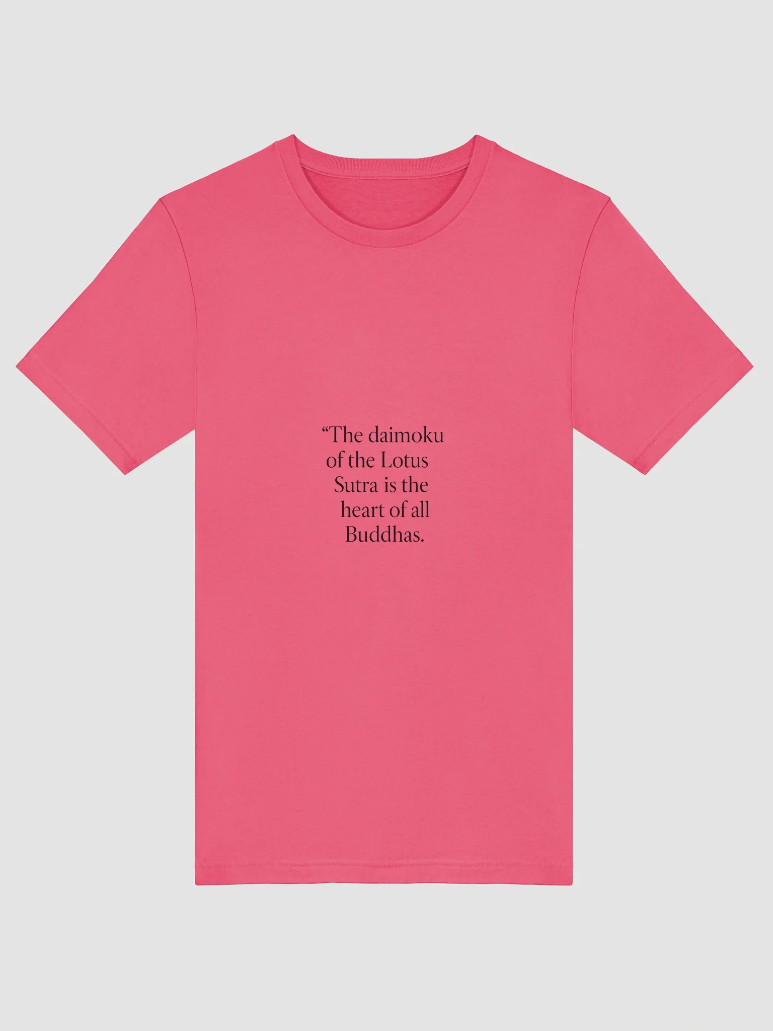 Daimoku Quote T-Shirt – Nichiren Buddhism Bella+Canvas Supersoft Lotus Sutra Tee product image (5)