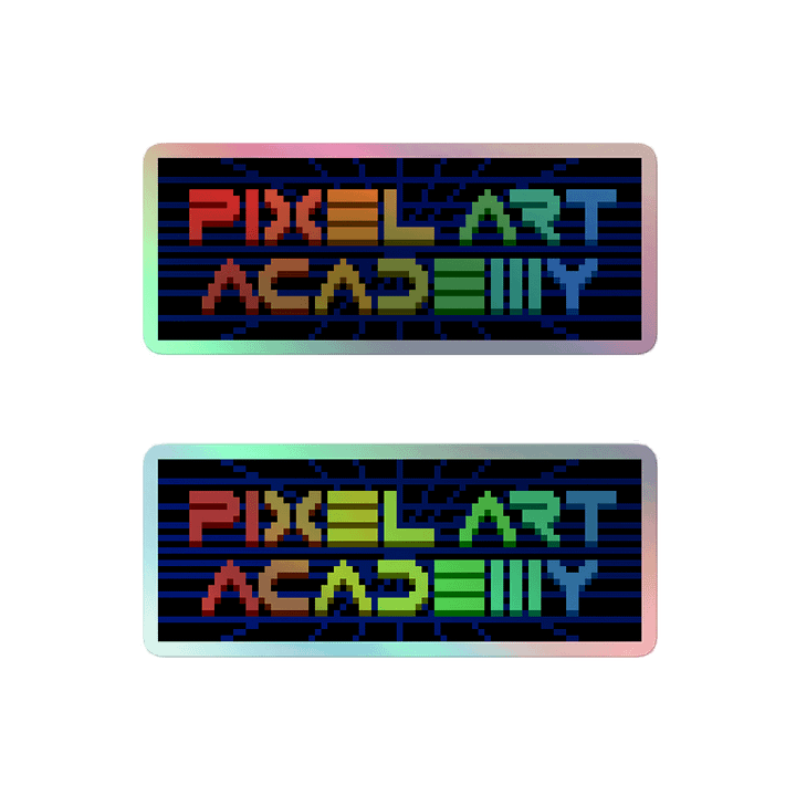 Pixel Art Academy Holographic Sticker Sheet product image (2)