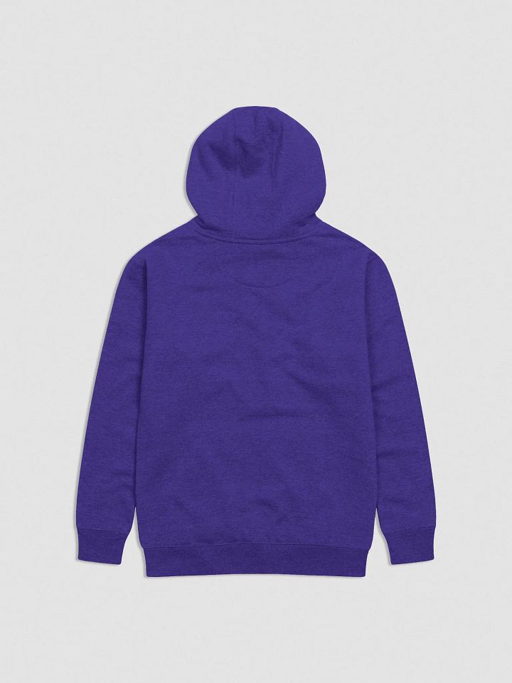 FUNNY *and* SENSITIVE monochrome purple embroidered heavyweight hoodie product image (2)