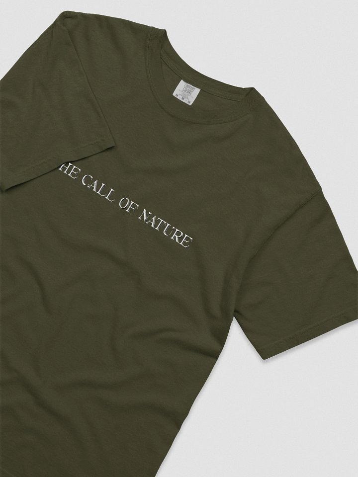 Embroidered The Call Of Nature Unisex Tee product image (2)