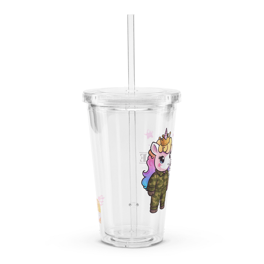 The Sparkle Army - Double Wall Clear Plastic Tumbler product image (4)