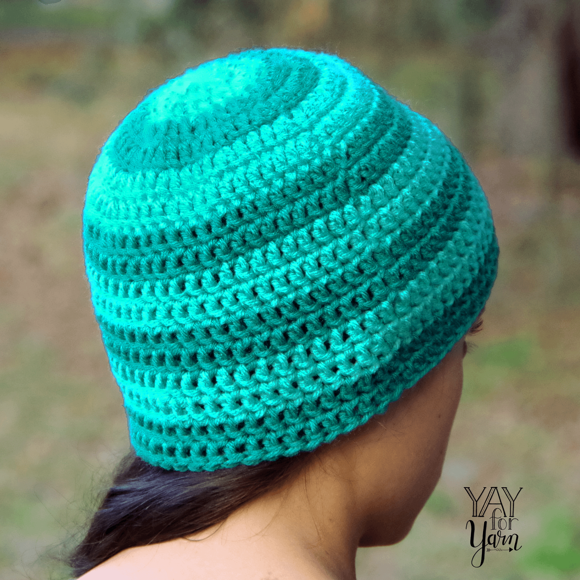 Seamless Double Crochet Hat with the Invisible Join Method - PDF Crochet Pattern & Video Tutorial product image (1)