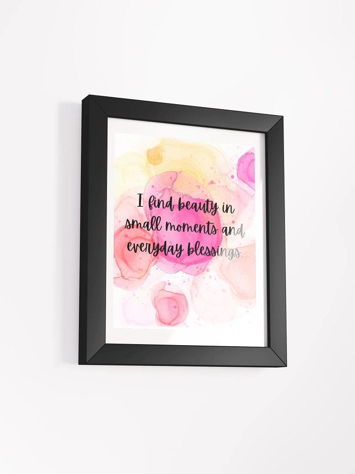 Beauty in Small Moments Wall Art product image (4)