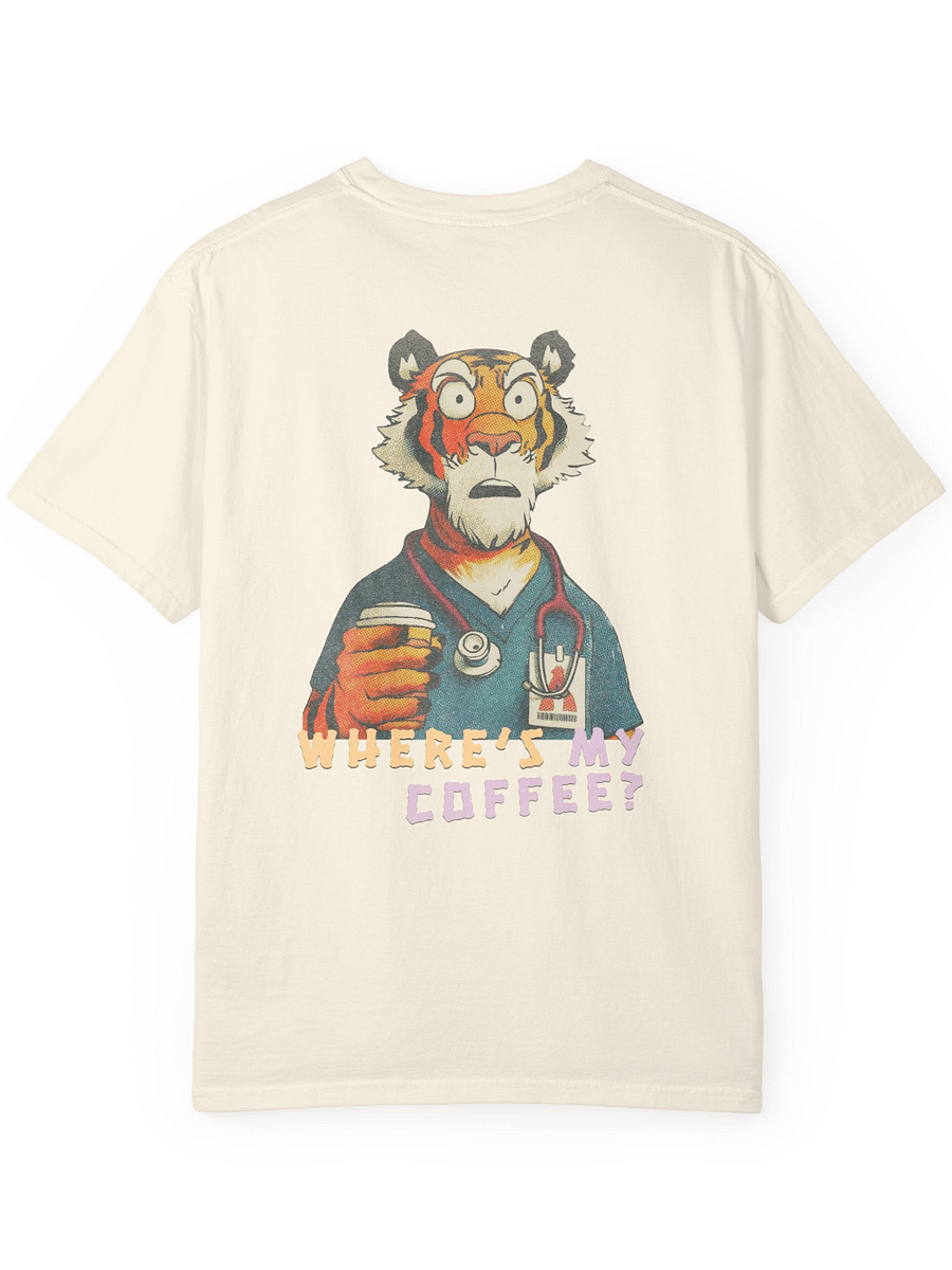 Funny Nurse Shirt, Coffee Tiger Tee product image (129)