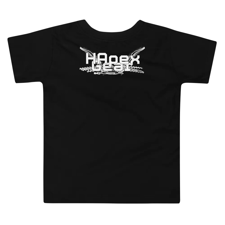 Toddler T-Shirt - White HApex Gear Black Logo product image (3)