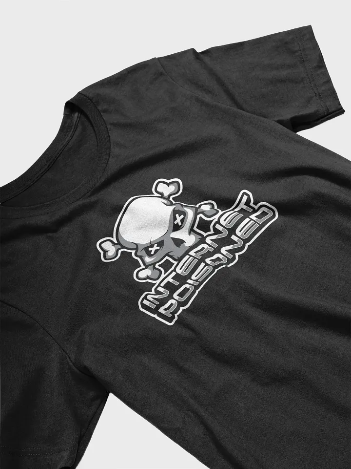 Internet Poisoned Y2K T-Shirt – Funny Goth Skull Meme Tee product image (2)