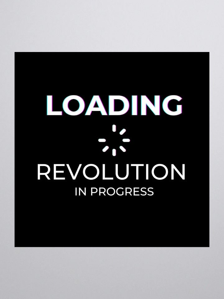 Revolution in Progress Sticker. product image (3)