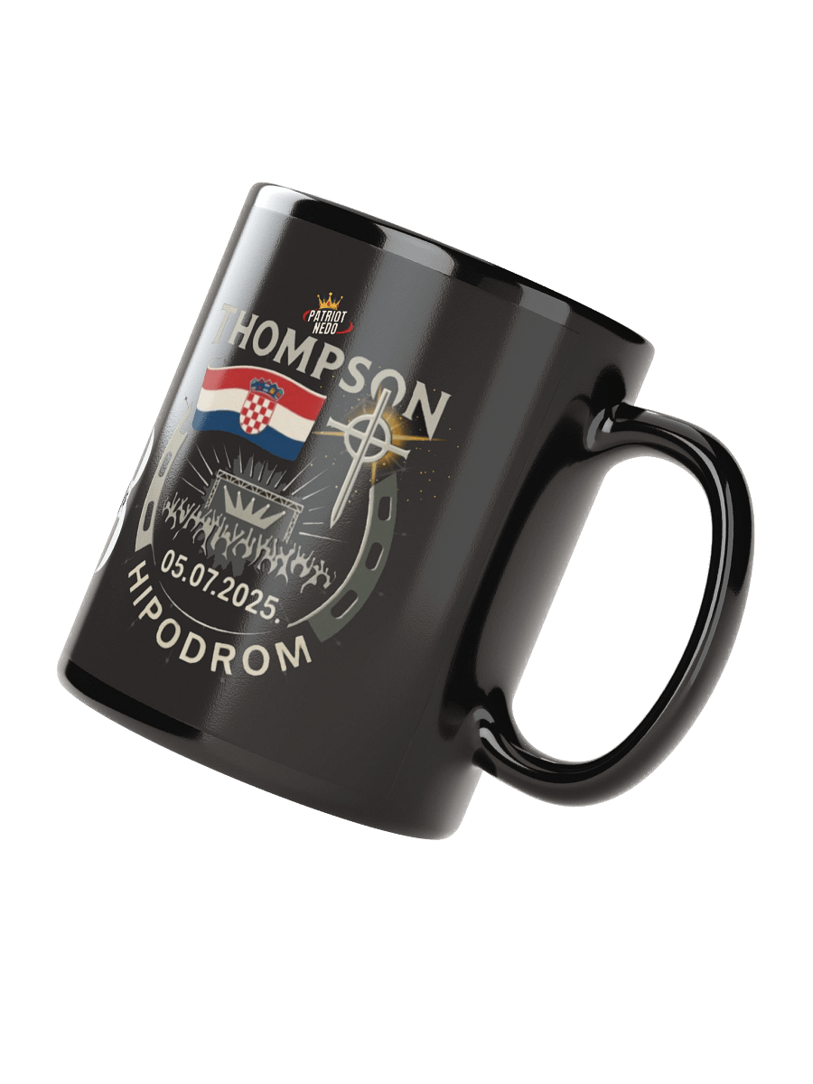 Patriotic Crest Black Mug product image (2)