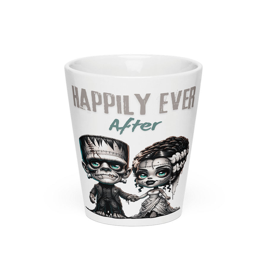 Happily Ever After Frankenstein and Bride Latte Mug product image (3)