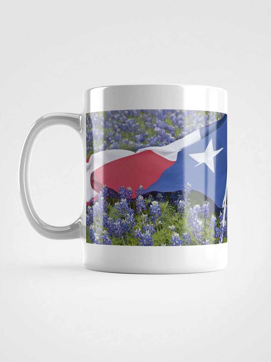 Lone Star Bloom – Texas Flag & Bluebonnets Mug product image (16)