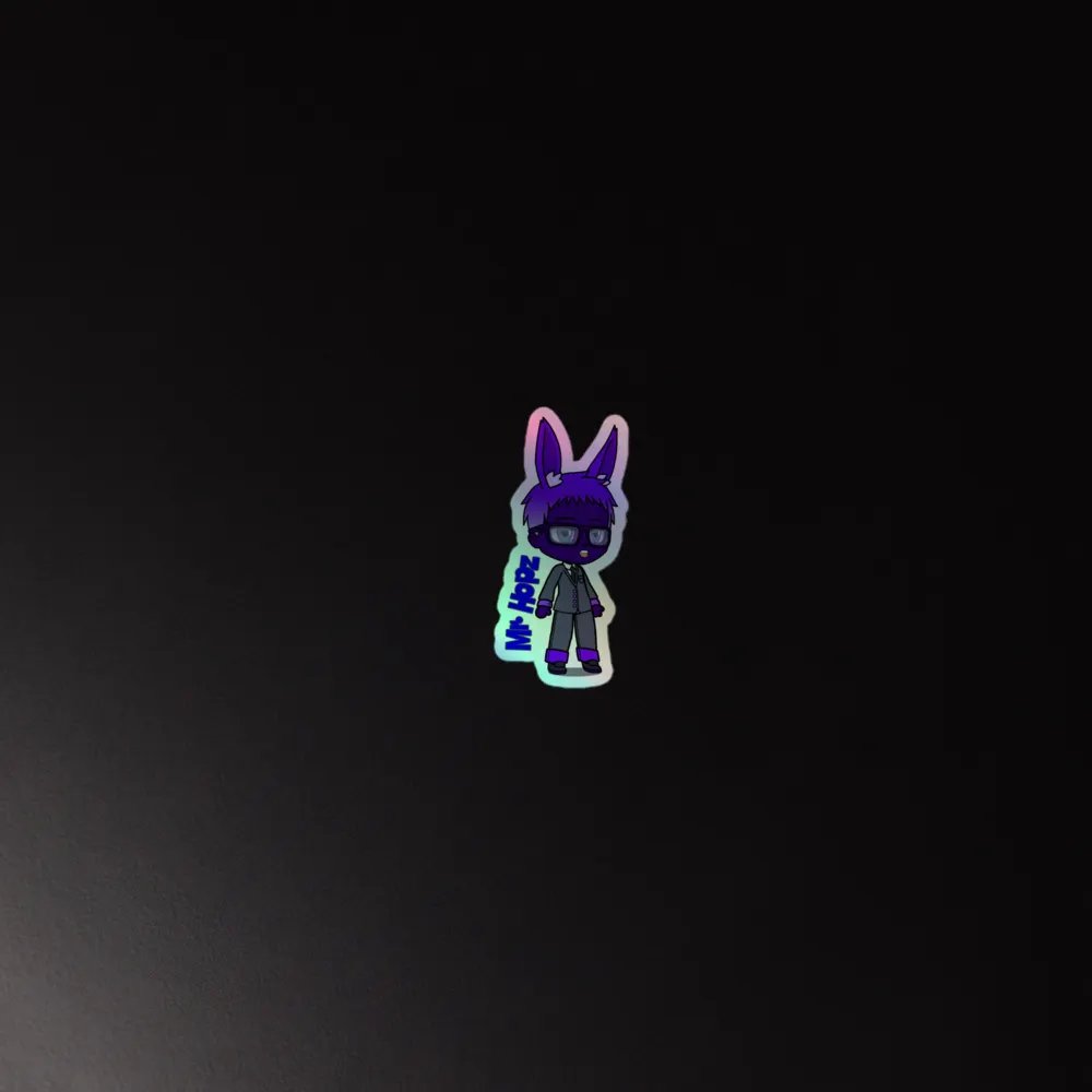 Mr. Hopz - Star Cluster Bunnies - rainbow sticker product image (2)