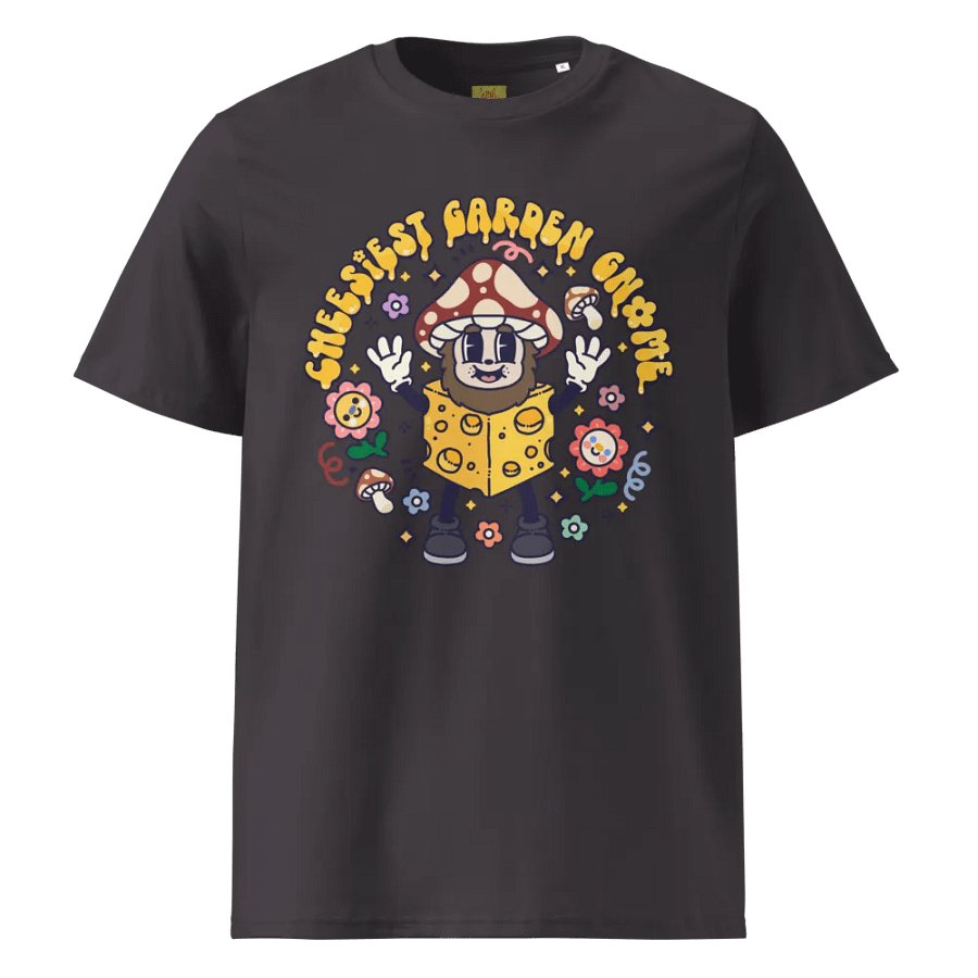 Cheesiest Garden Gnome Organic Tee product image (1)