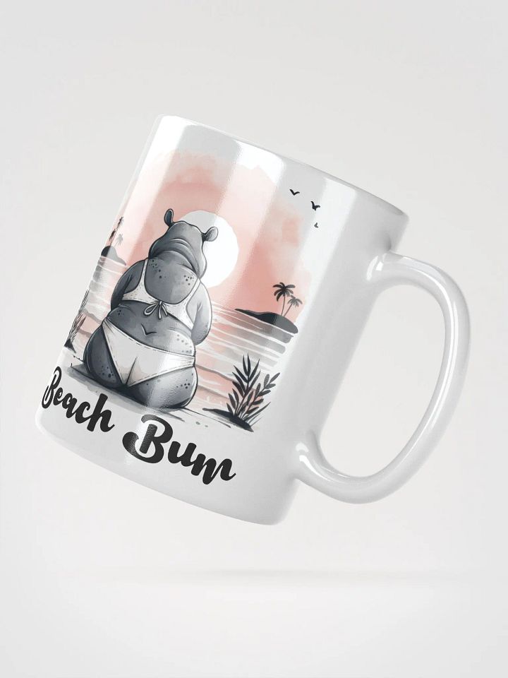 Bikini-Wearing Beach Bum Hippo Mug product image (5)