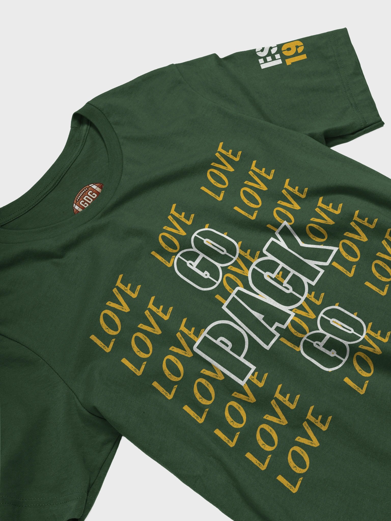 Never Enough Love Green Bay T-Shirt product image (3)