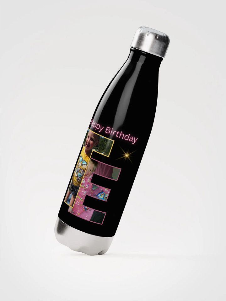 Custom Initials Birthday Water Bottle product image (2)