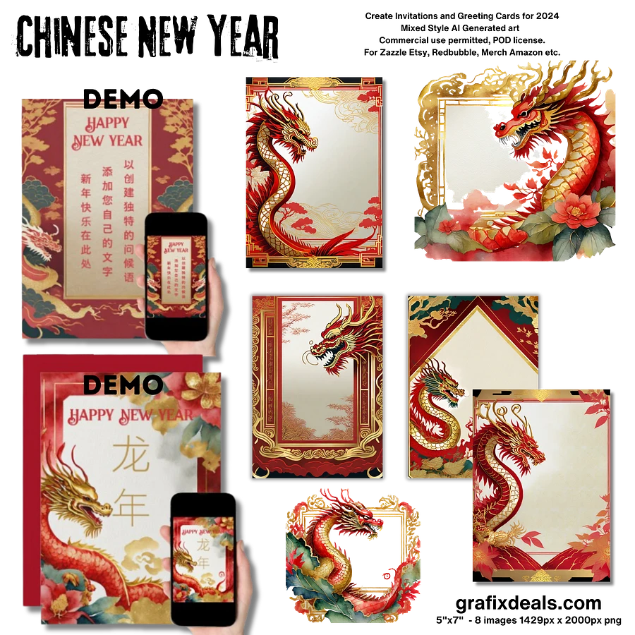 Chinese New Year of the Dragon 2024 product image (2)