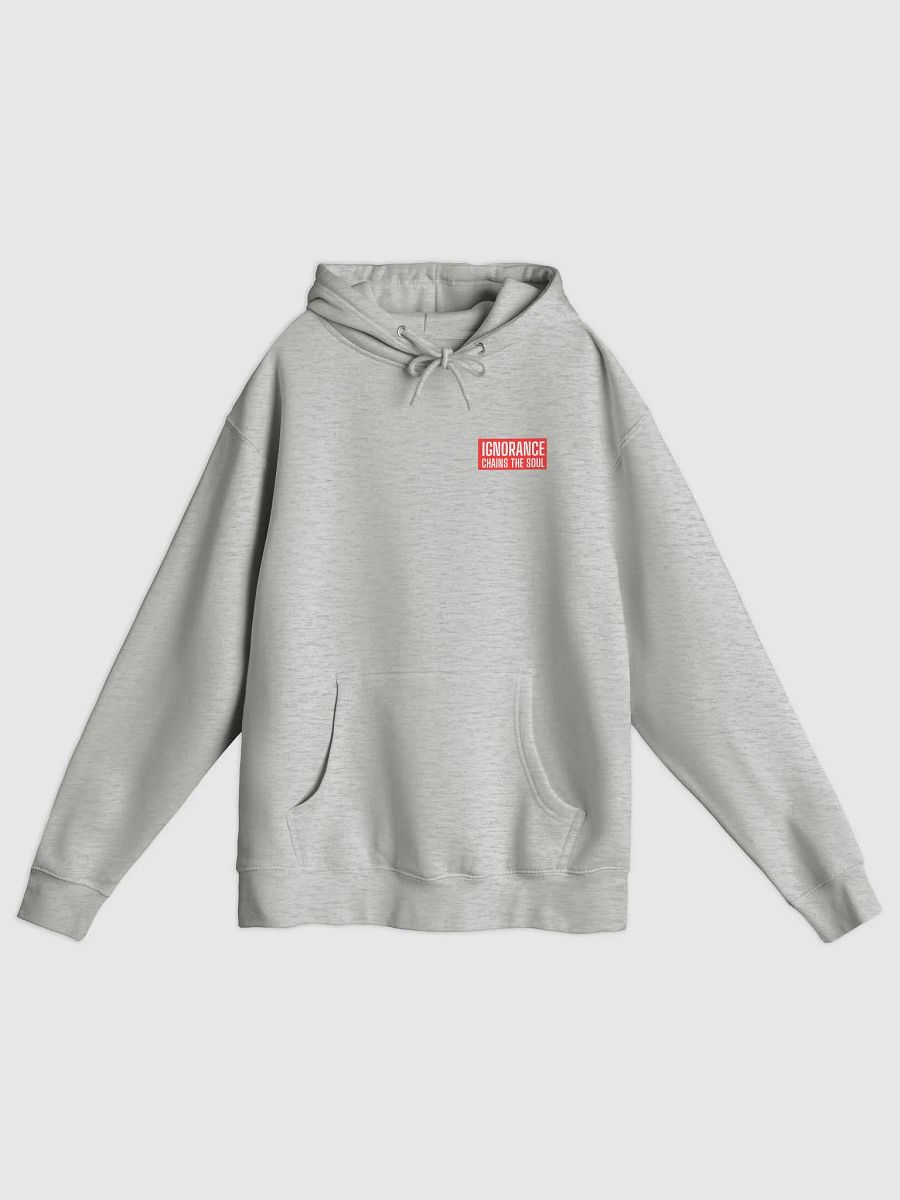 Eclectic Mix Graphic Hoodie | Ignorance chains the soul product image (2)