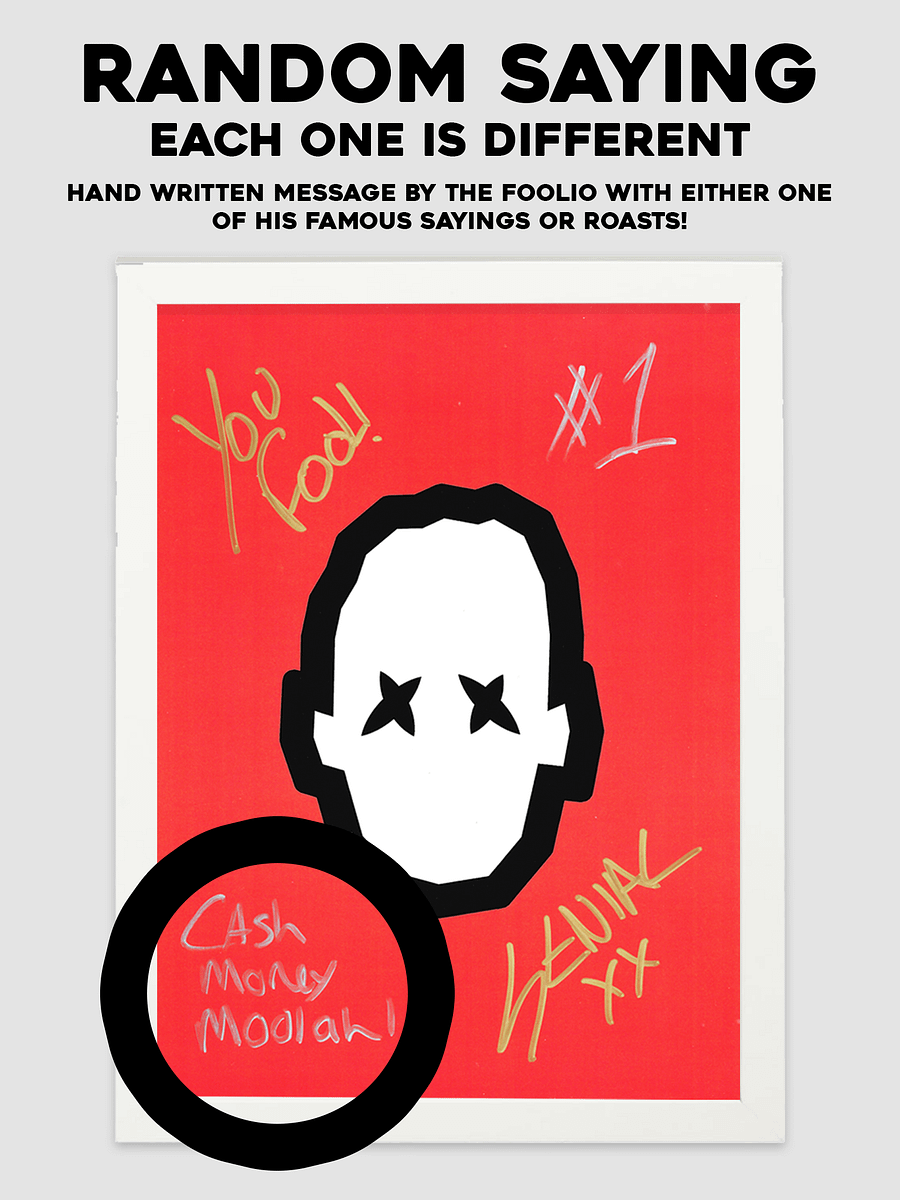 Hand Signed Framed Poster product image (5)