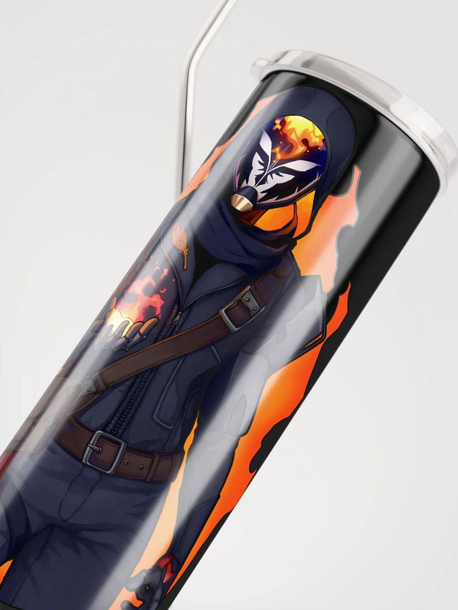 Flame Supernova Stainless Steel Tumbler & Straw product image (5)