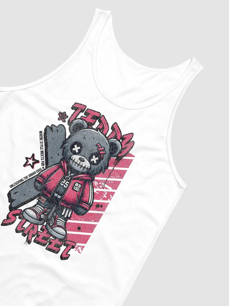 Haunted Teddy Bear | Jersey Tank by Bella+Canvas product image (5)