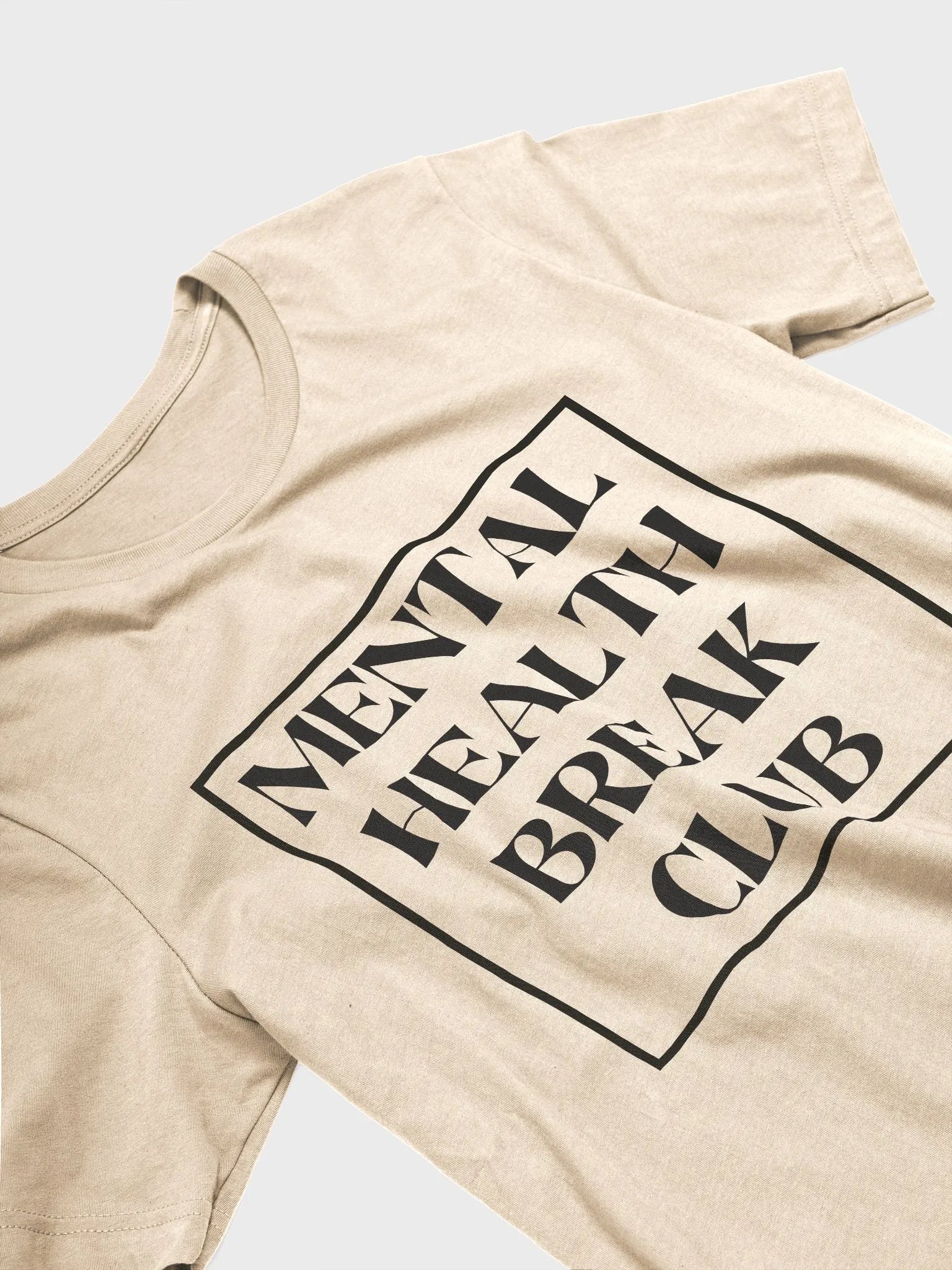 Mental Health Break Club T-Shirt Plain (light) product image (5)