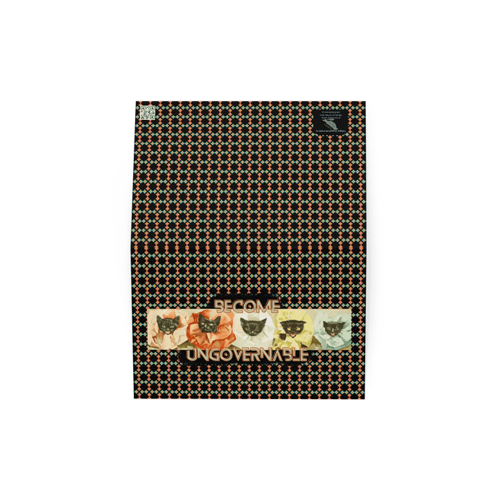 KC, Become Ungovernable (cats), Greeting Card product image (2)