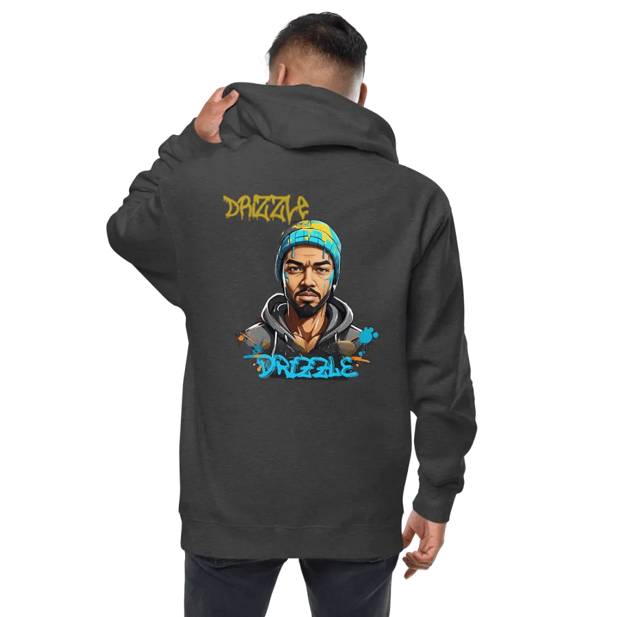 DRIZZLE ZIP HOODIE (HEATHER CHARCOAL) product image (1)