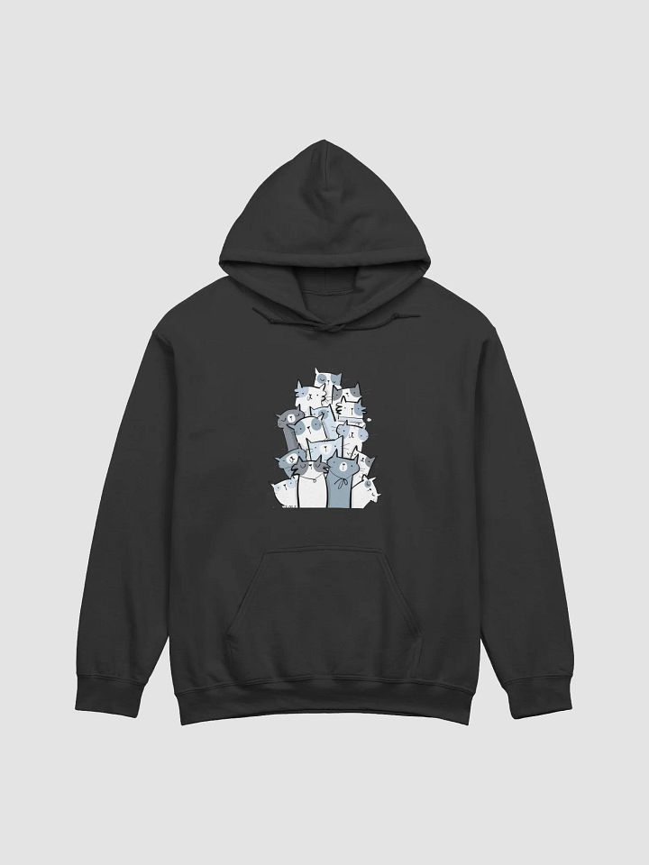 Cartoon Cat Crowd Hoodie product image (9)