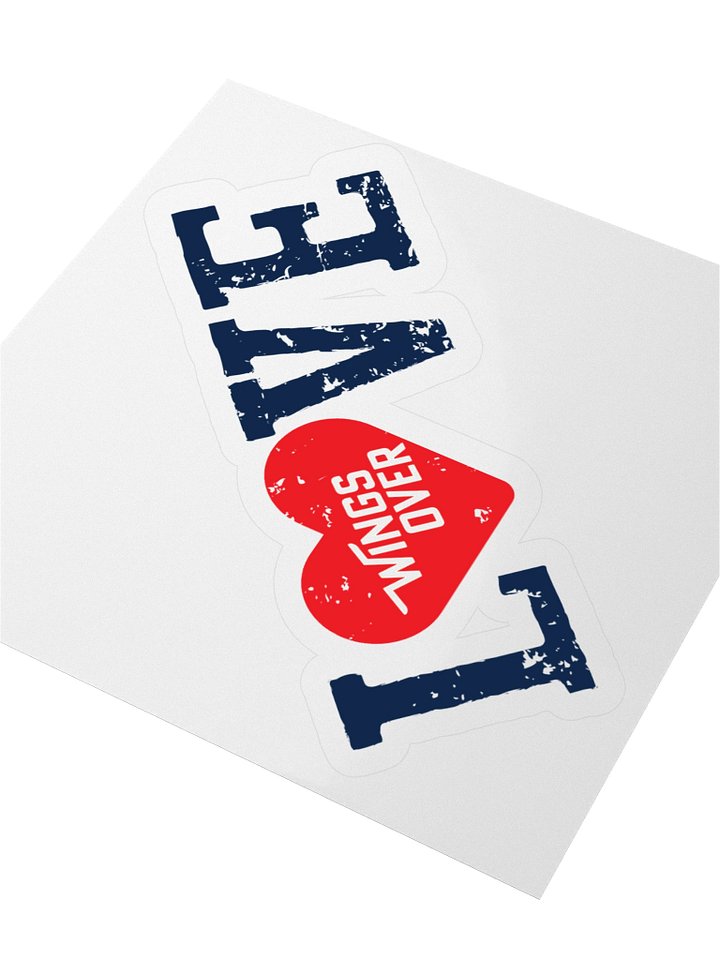 3 x 3 Sticker - Wings Over Love product image (2)