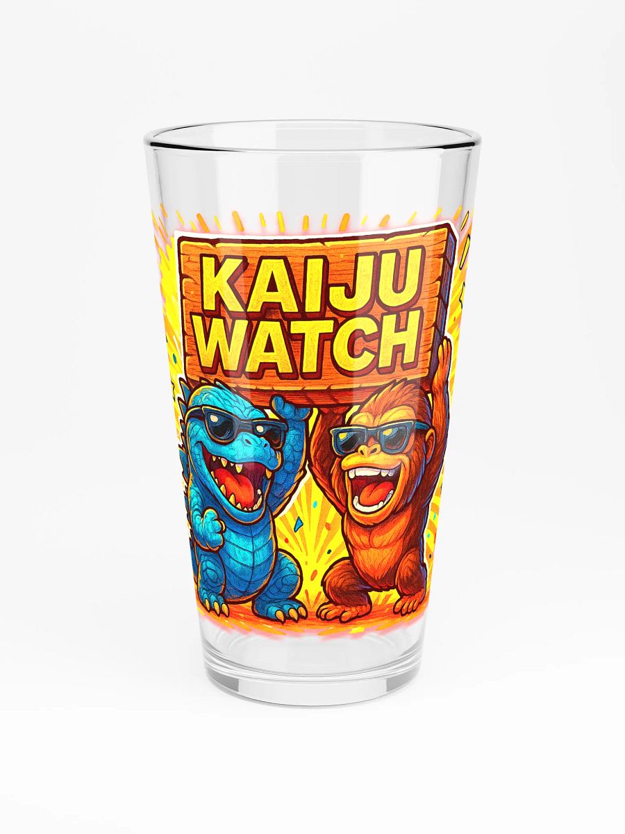 Kaiju Watch - Watch Party! Shaker Pint Glass product image (3)