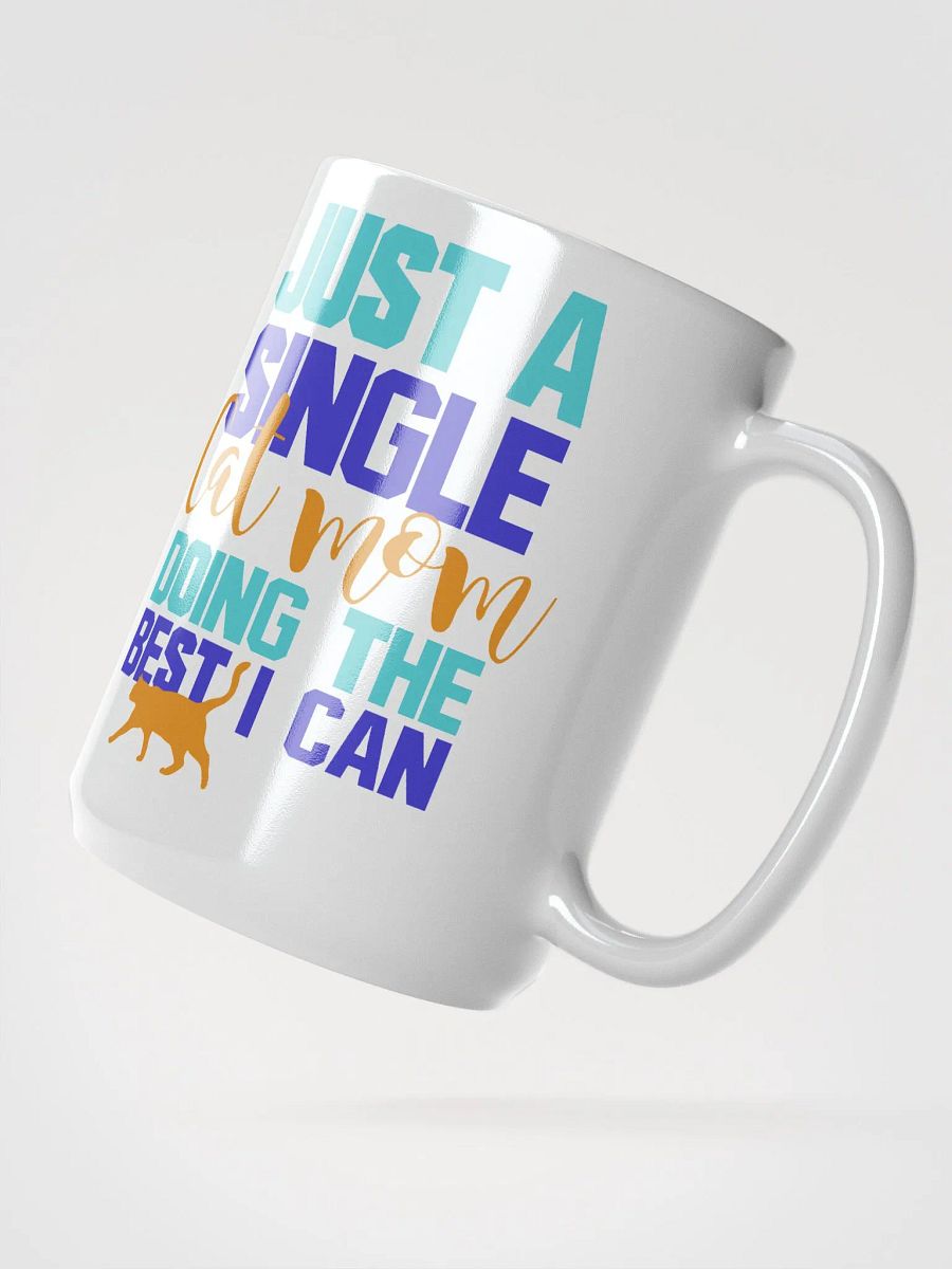 Single cat mom - mug product image (2)