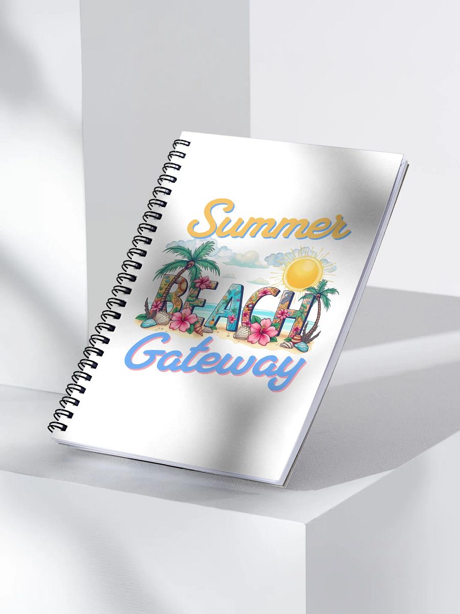 Summer Gateway Beach Tropical Spiral Notebook product image (3)