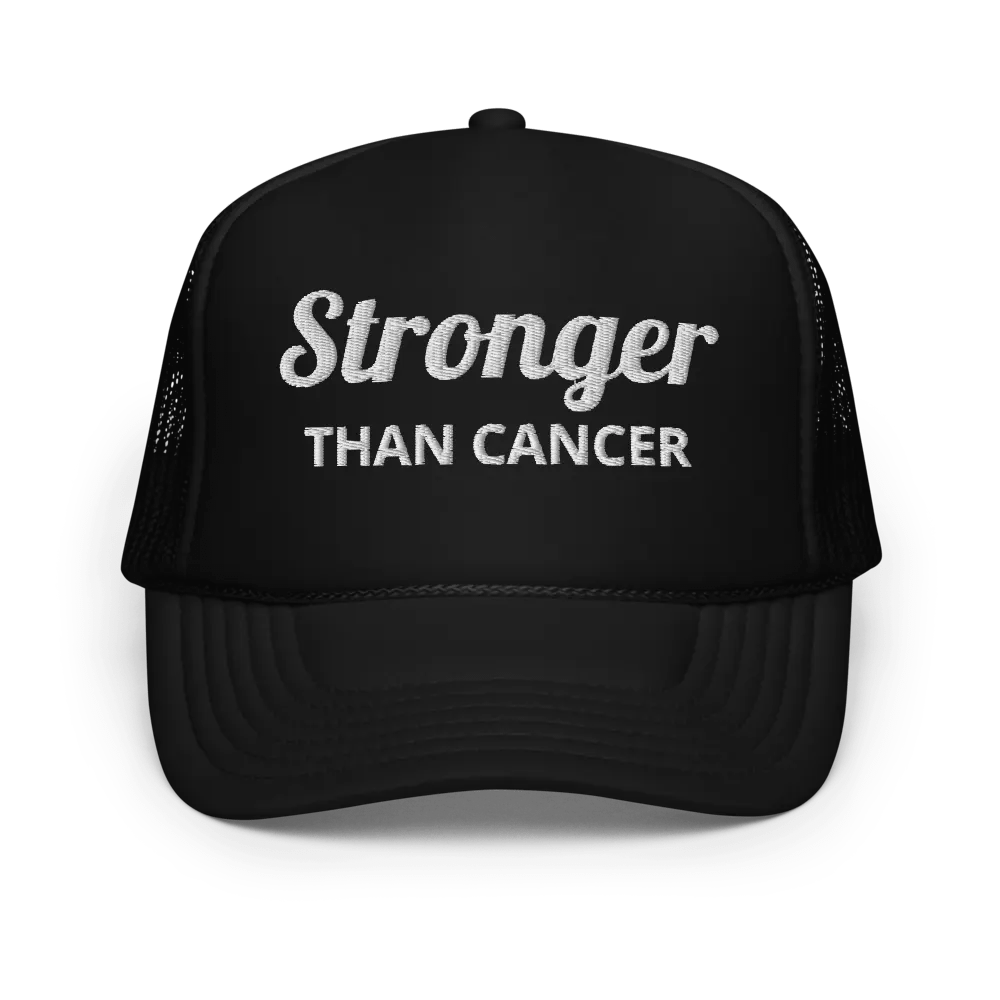 Stronger than cancer, cancer survivor, embroidered Trucker Cap product image (1)