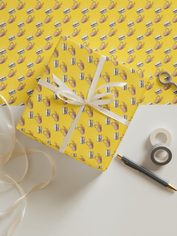 Analogic II by Frank Fonik, EDM Techno Wrapping Paper Sheets (3) product image (2)