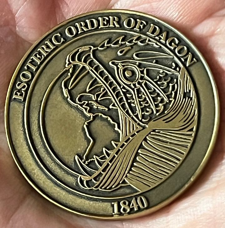 LOVECRAFT P.I. *Prototype* Innsmouth, MA Challenge Coin product image (1)