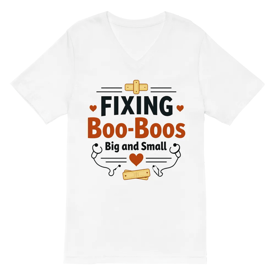 Boo-Boo Fixer V-Neck Tee product image (2)